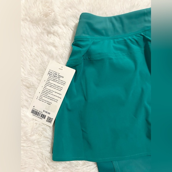 Lululemon 2 in 1 High Rise Tennis Skirt Leggings 25” - Picture 15 of 16